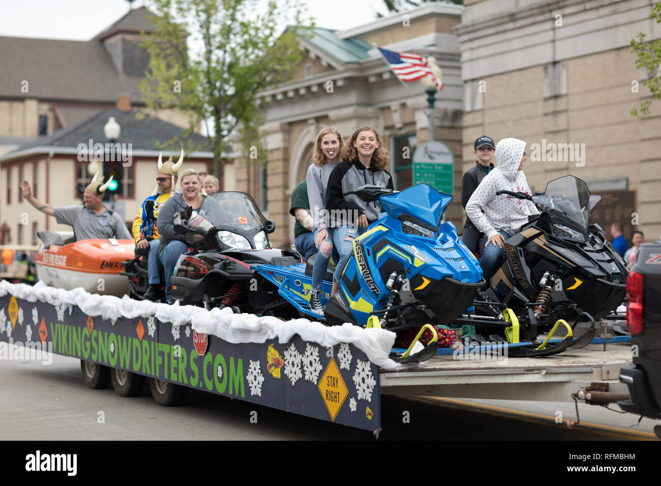 Stoughton wisconsin trailer hires stock photography and images Alamy