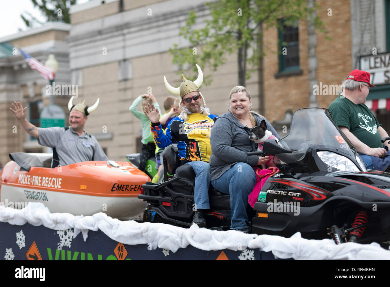 Stoughton wisconsin trailer hires stock photography and images Alamy