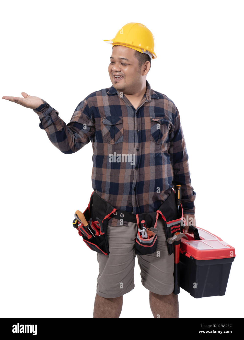 Happy asian engineer hi-res stock photography and images - Alamy