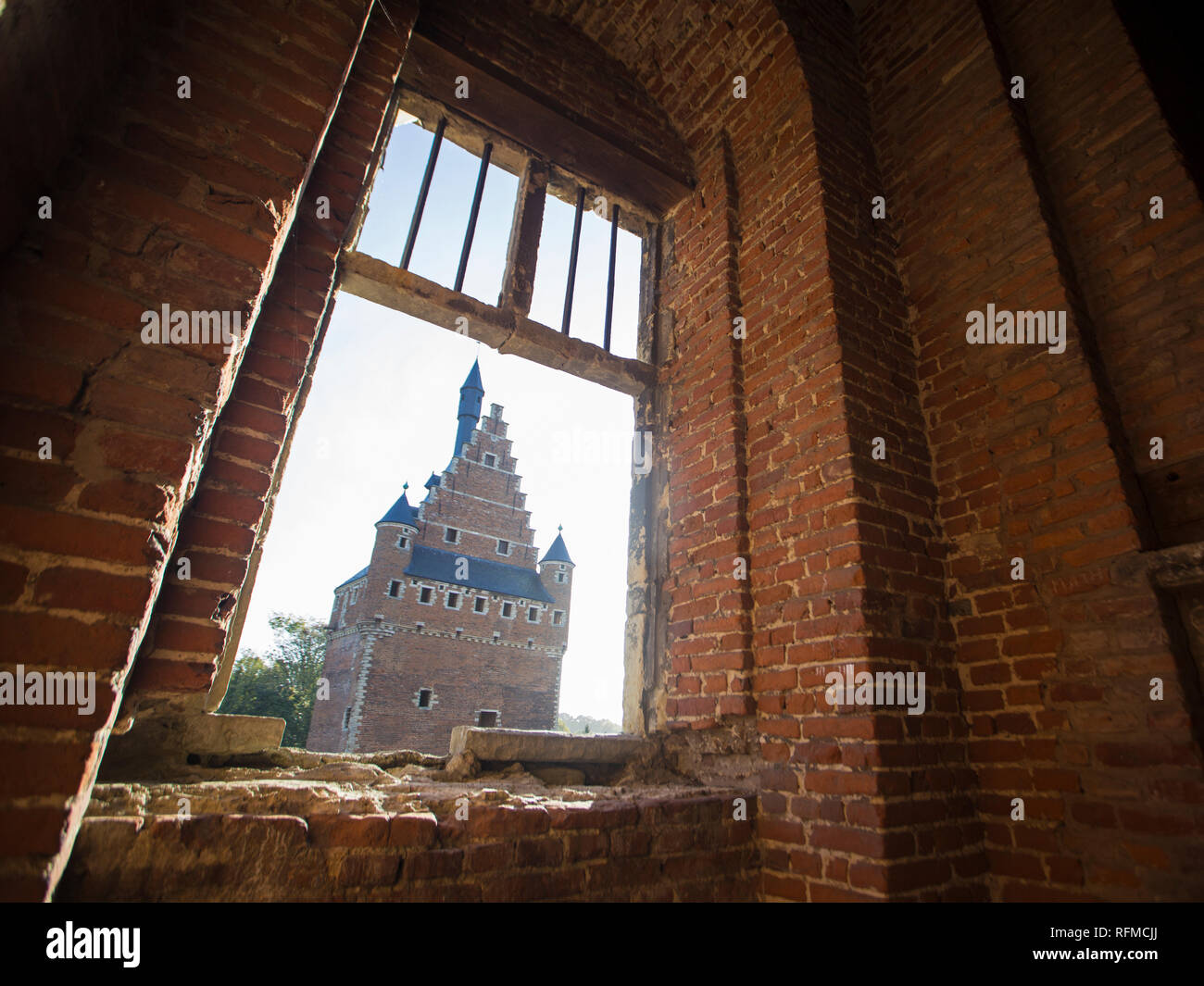 Beersel Castle Stock Photo