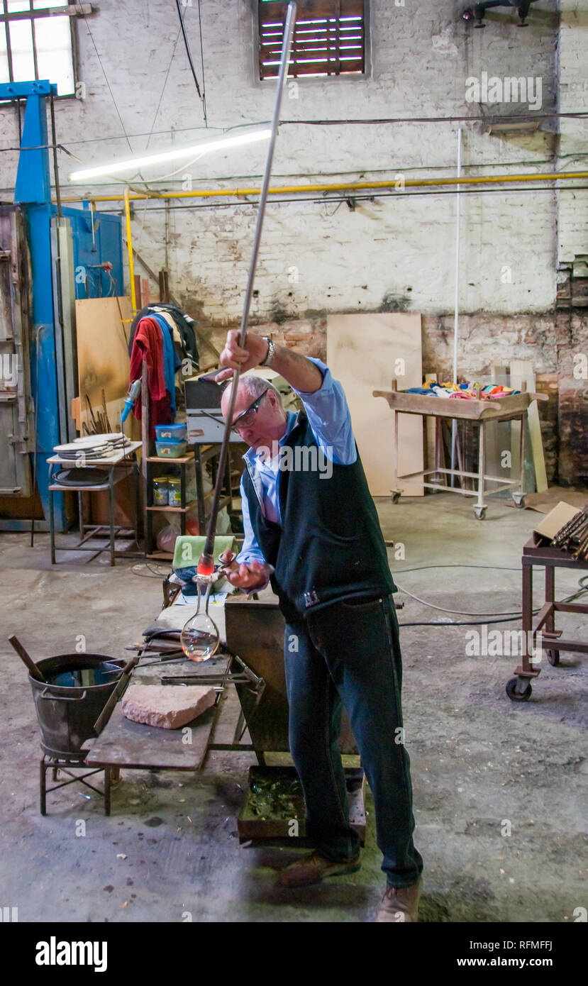 Murano Glass Factory Tour Stock Photo Alamy