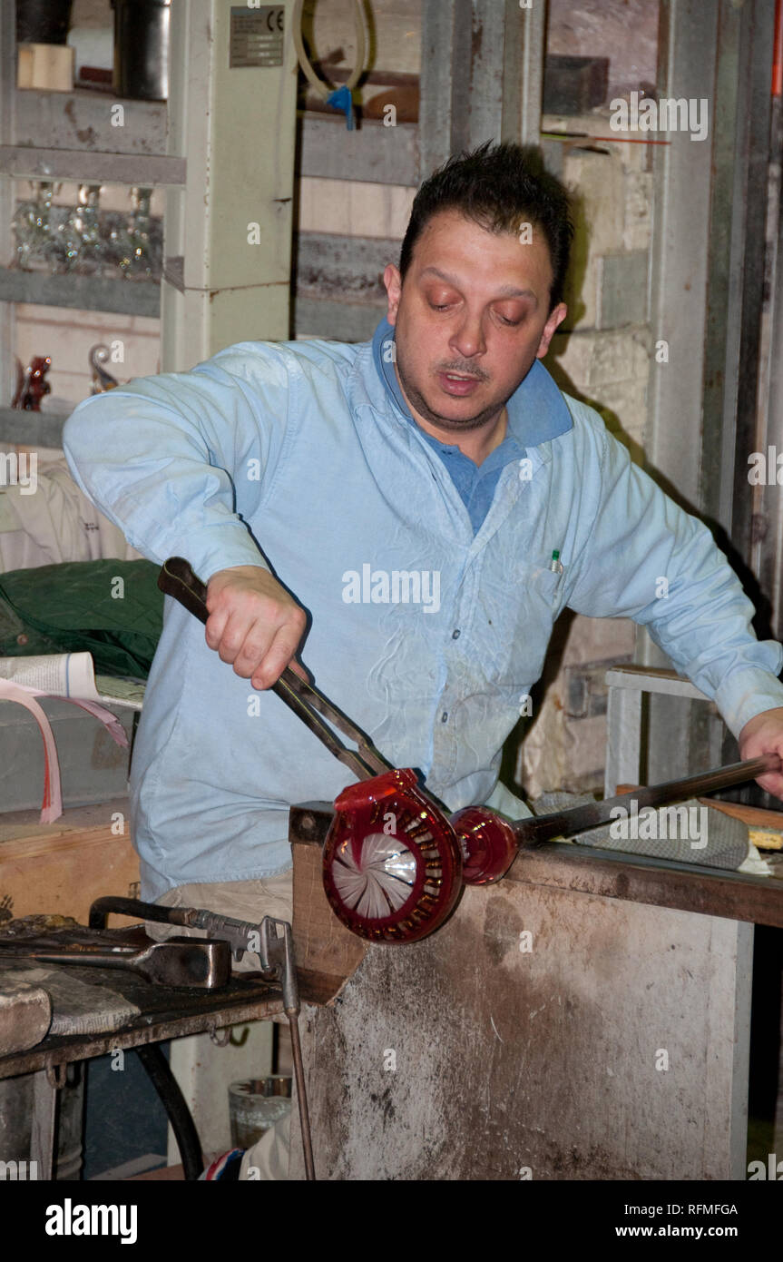 Murano Glass Factory Tour Stock Photo Alamy