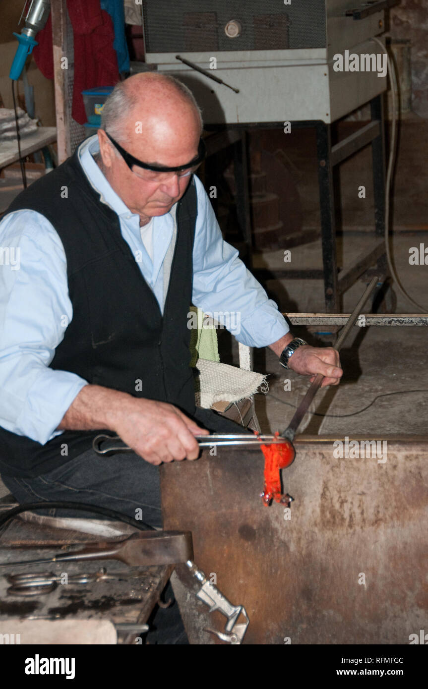 Murano Glass Factory Tour Stock Photo Alamy