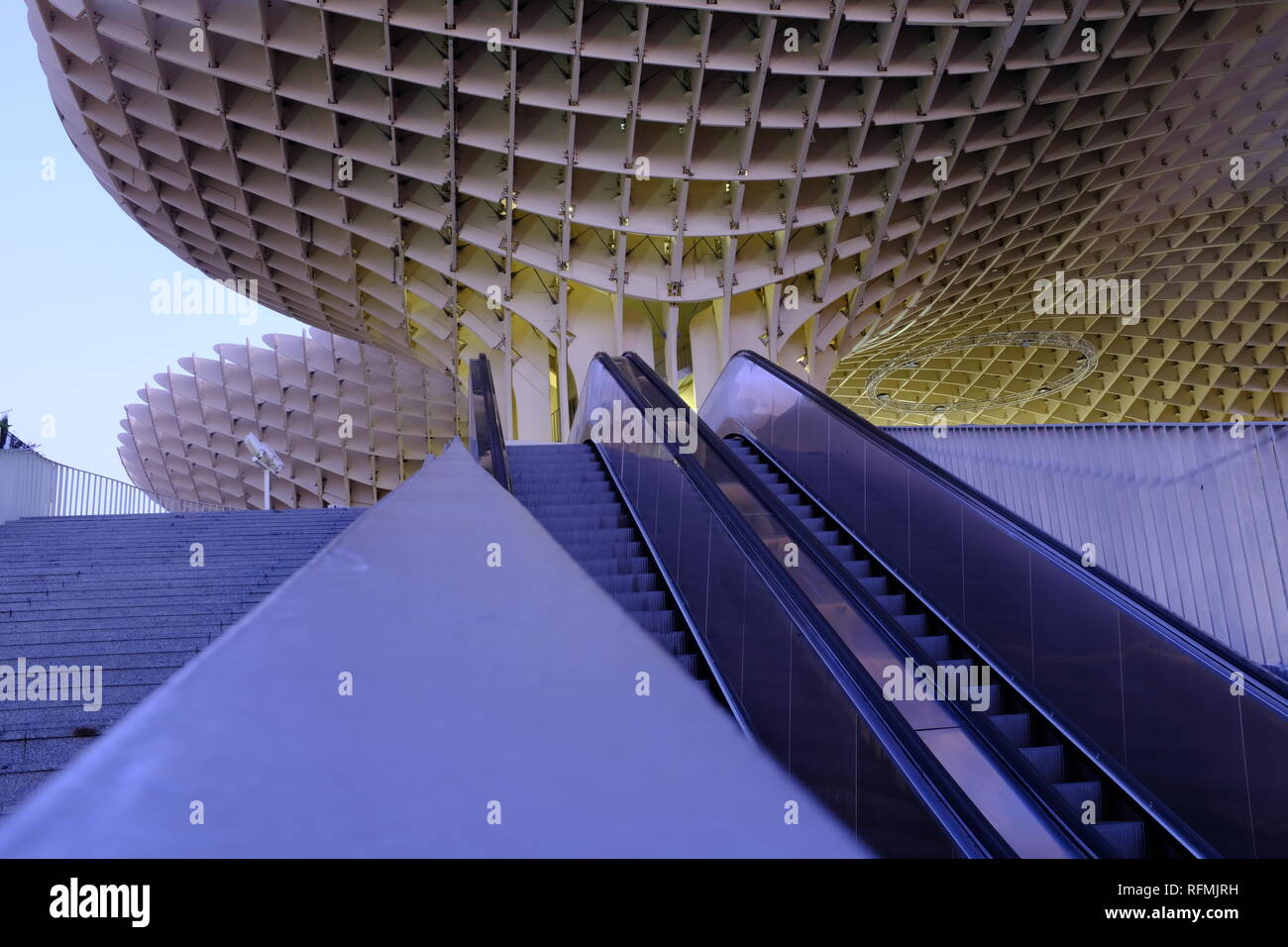 Metropol Parasol Mushroom Canopy Las Setas de la Encarnación Seville Spain Stock Photo