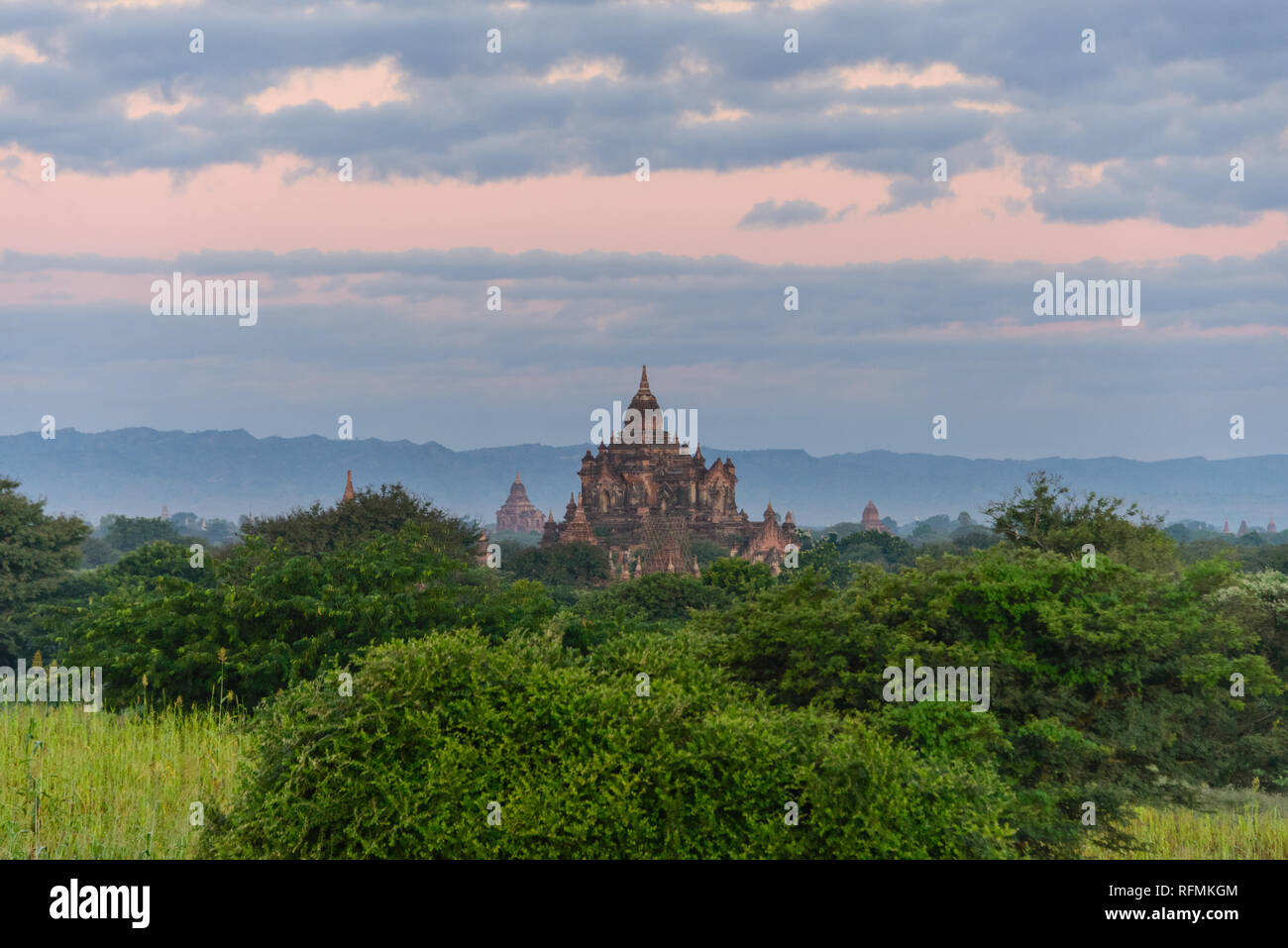Bagan - ancient capital of Myanmar Stock Photo