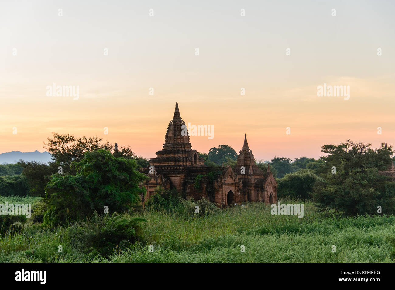 Bagan - ancient capital of Myanmar Stock Photo