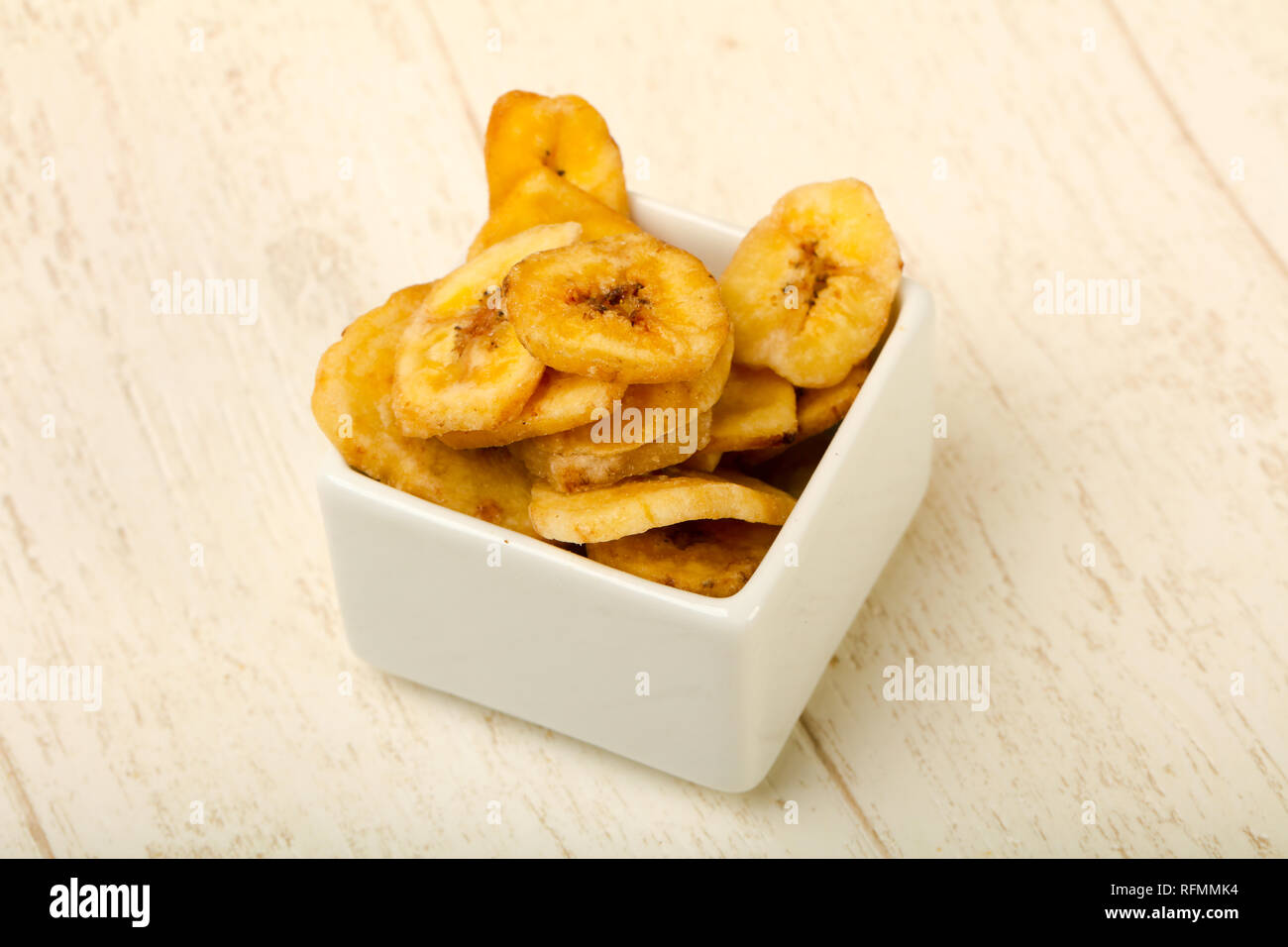 Dry banana chips Stock Photo Alamy