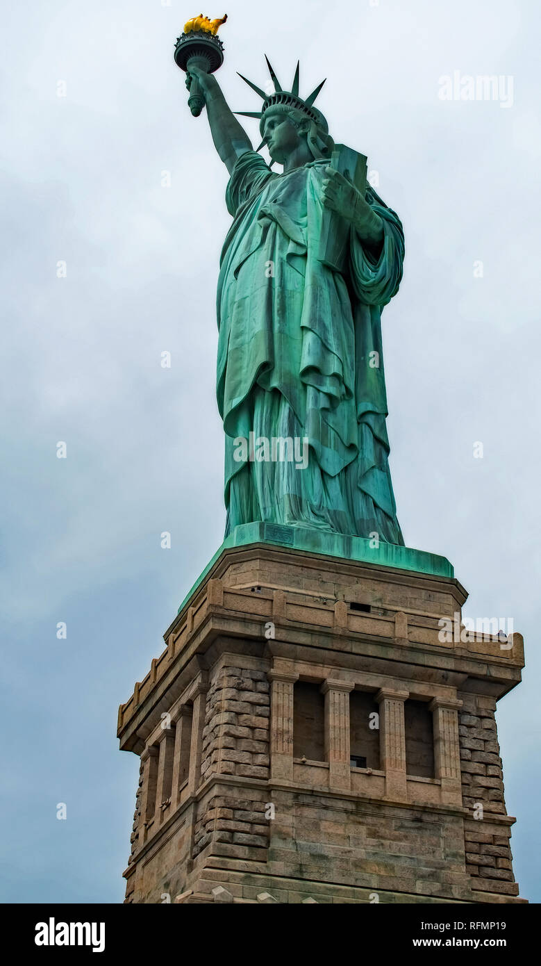 The Statue of Liberty Close Up Stock Photo - Alamy