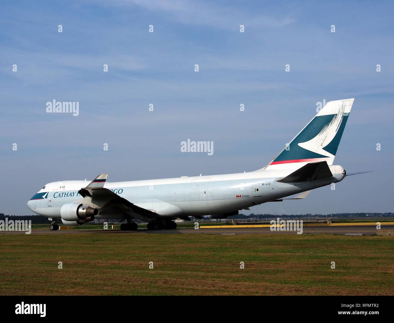 B-LIC Cathay Pacific Boeing 747-467F(ER) - cn 36868, 25august2013 pic-011. Stock Photo