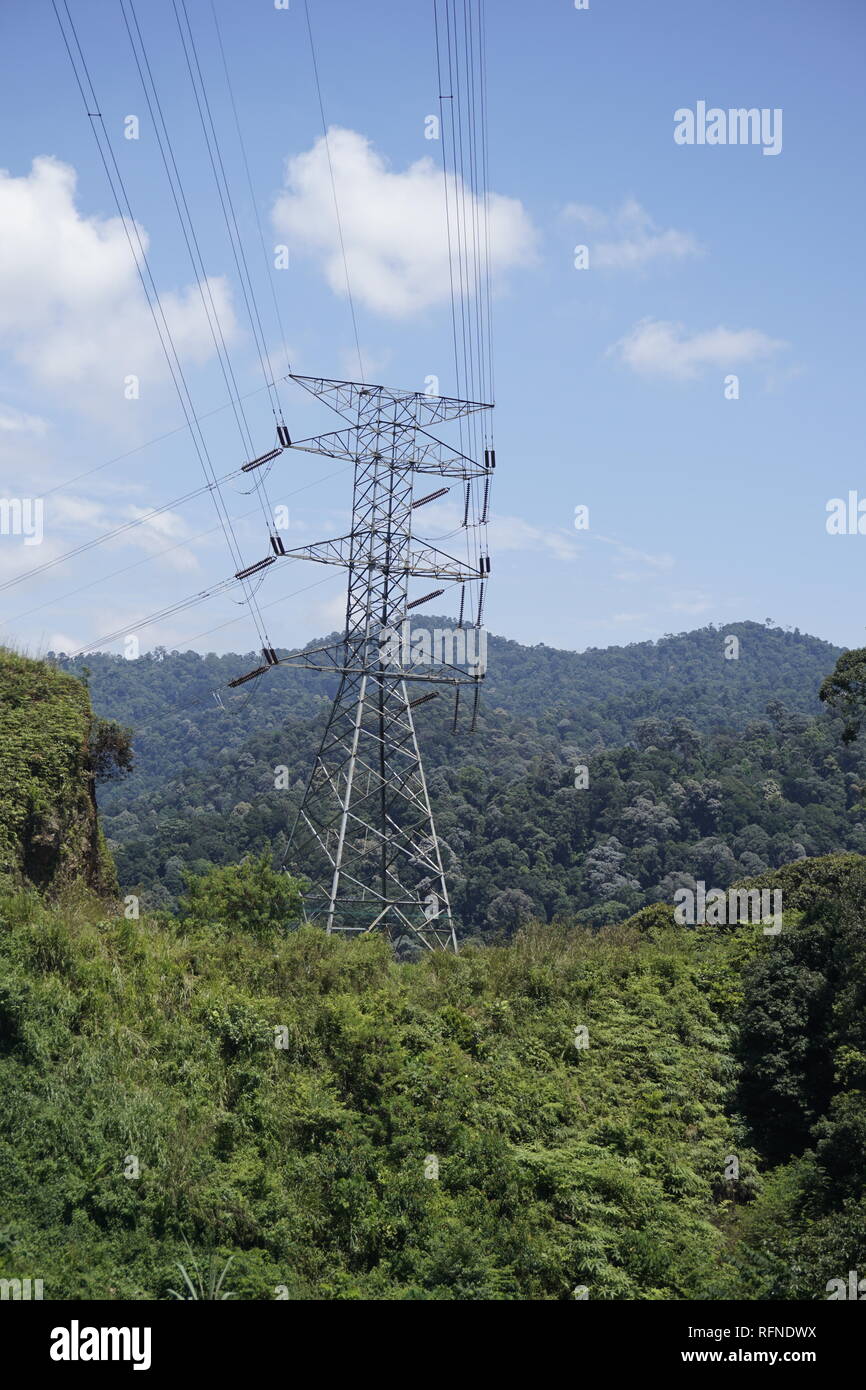 Poste eléctrico, fotos tomadas en Malasia Fotografía de stock - Alamy