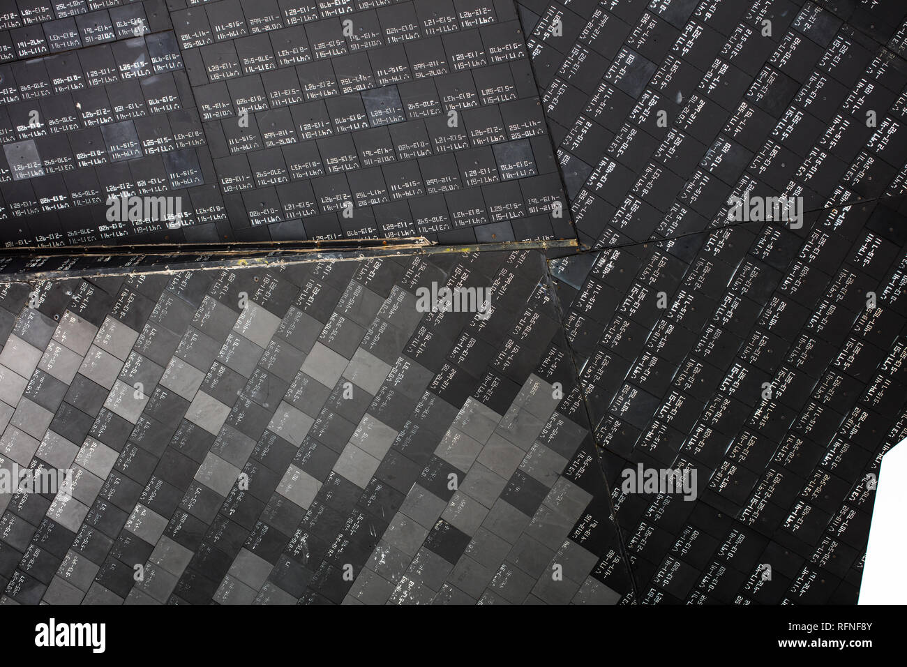 Heat Shield Tiles from Space Shuttle Independence in Johnson Space