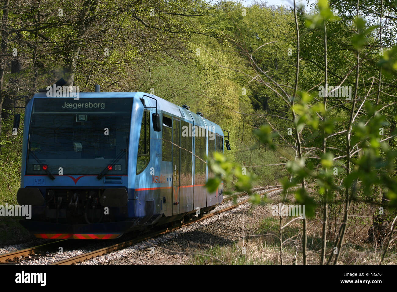 trains & stations in denmark Stock Photo Alamy