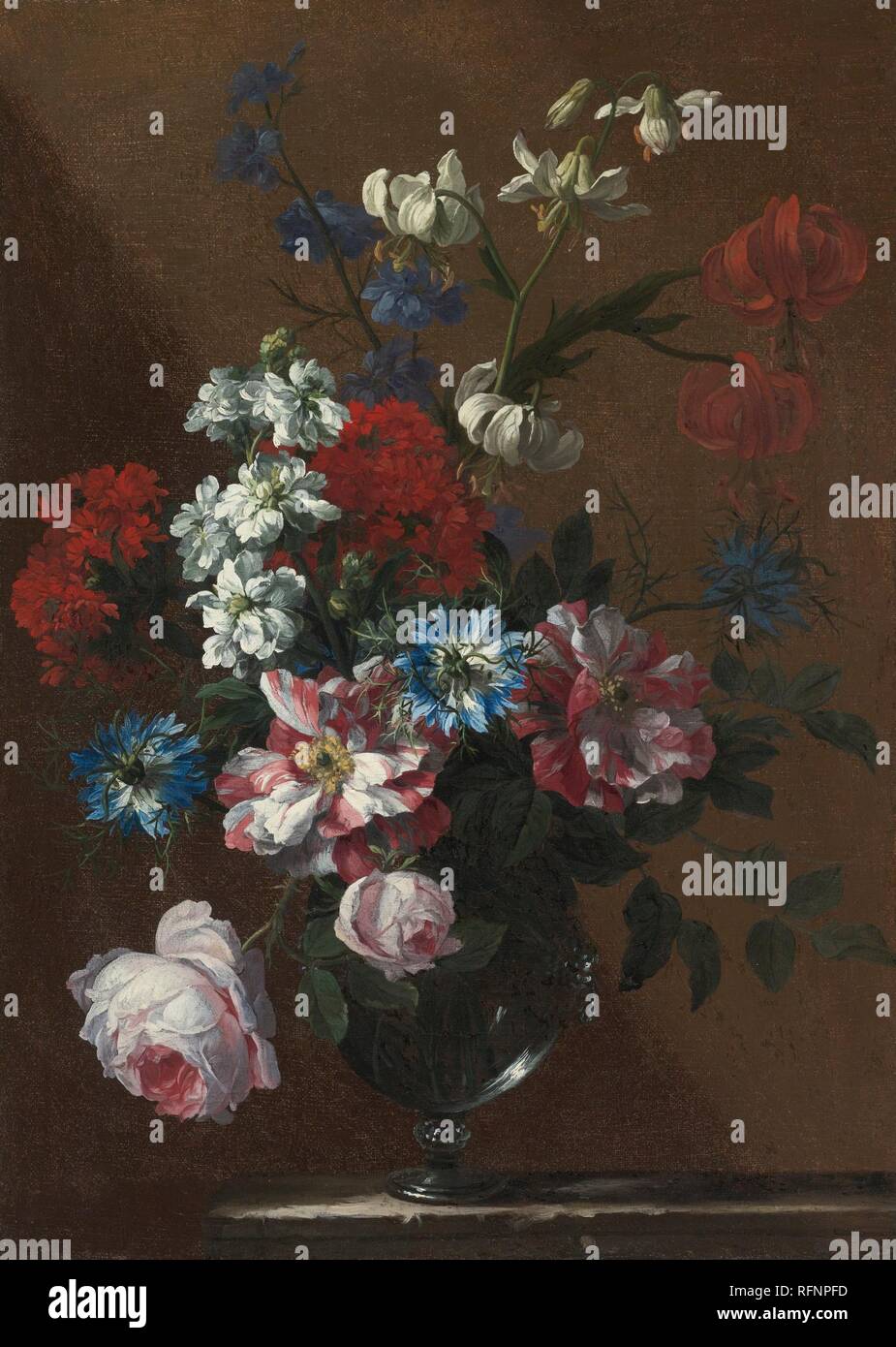 Jean Baptiste Monnoyer Lille 1636 1699 London Bouquets Of