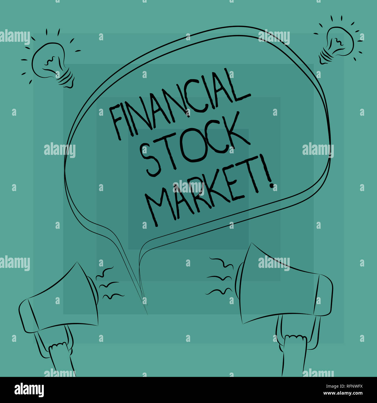 Conceptual hand writing showing Financial Stock Market. Business photo ...