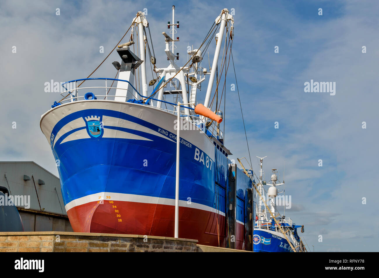 Fishing boat in macduff hi-res stock photography and images - Alamy