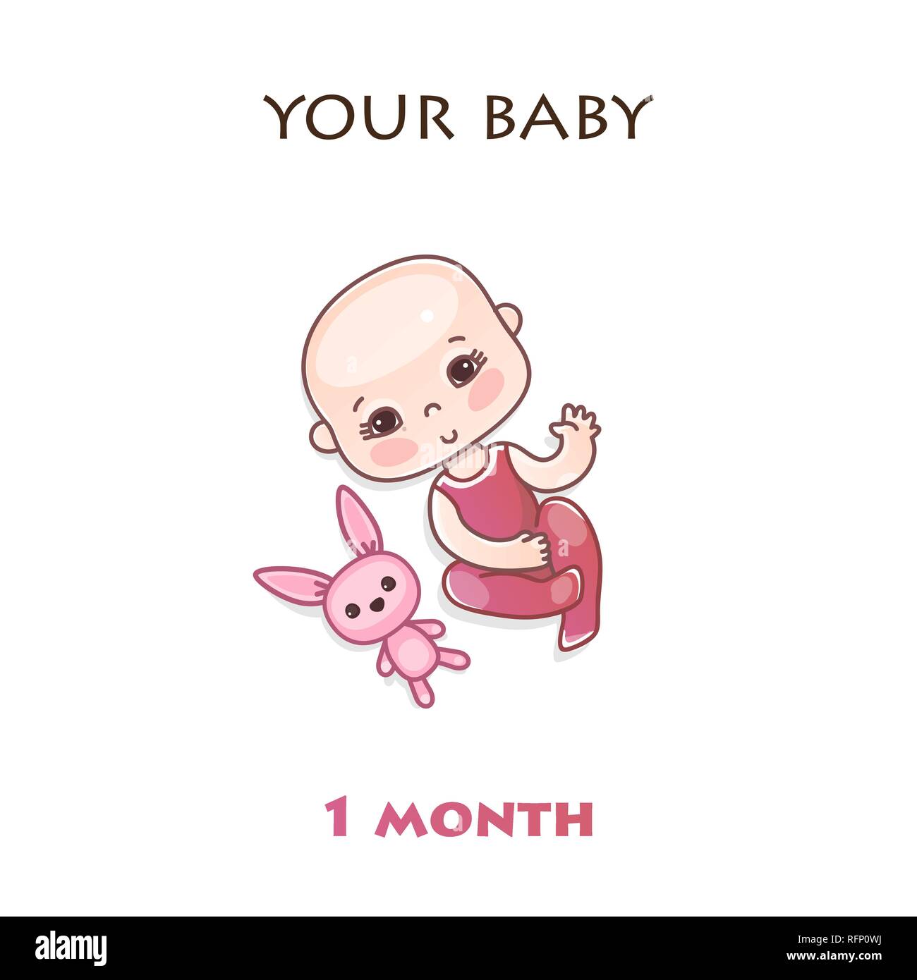 Stages of child development in the first year of life. The first month