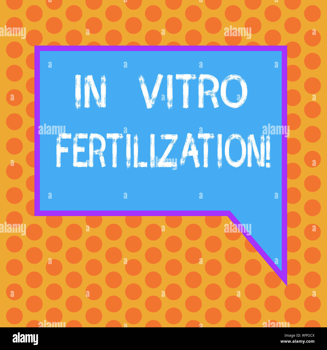 Writing note showing In Vitro Fertilization. Business photo showcasing Complex series of