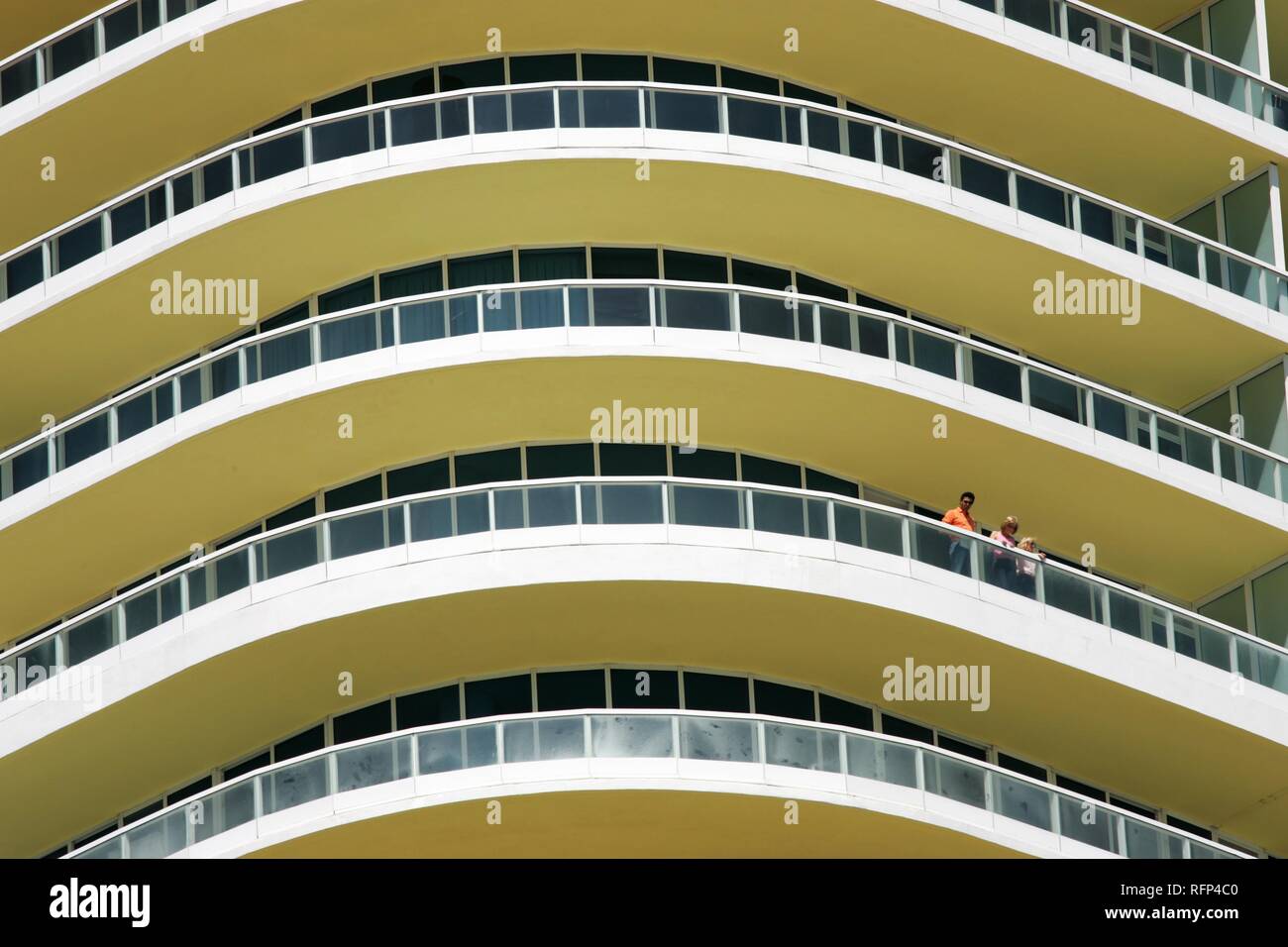 Image showcasing Modern apartment building at South Beach, Miami Beach, Florida, USA ...