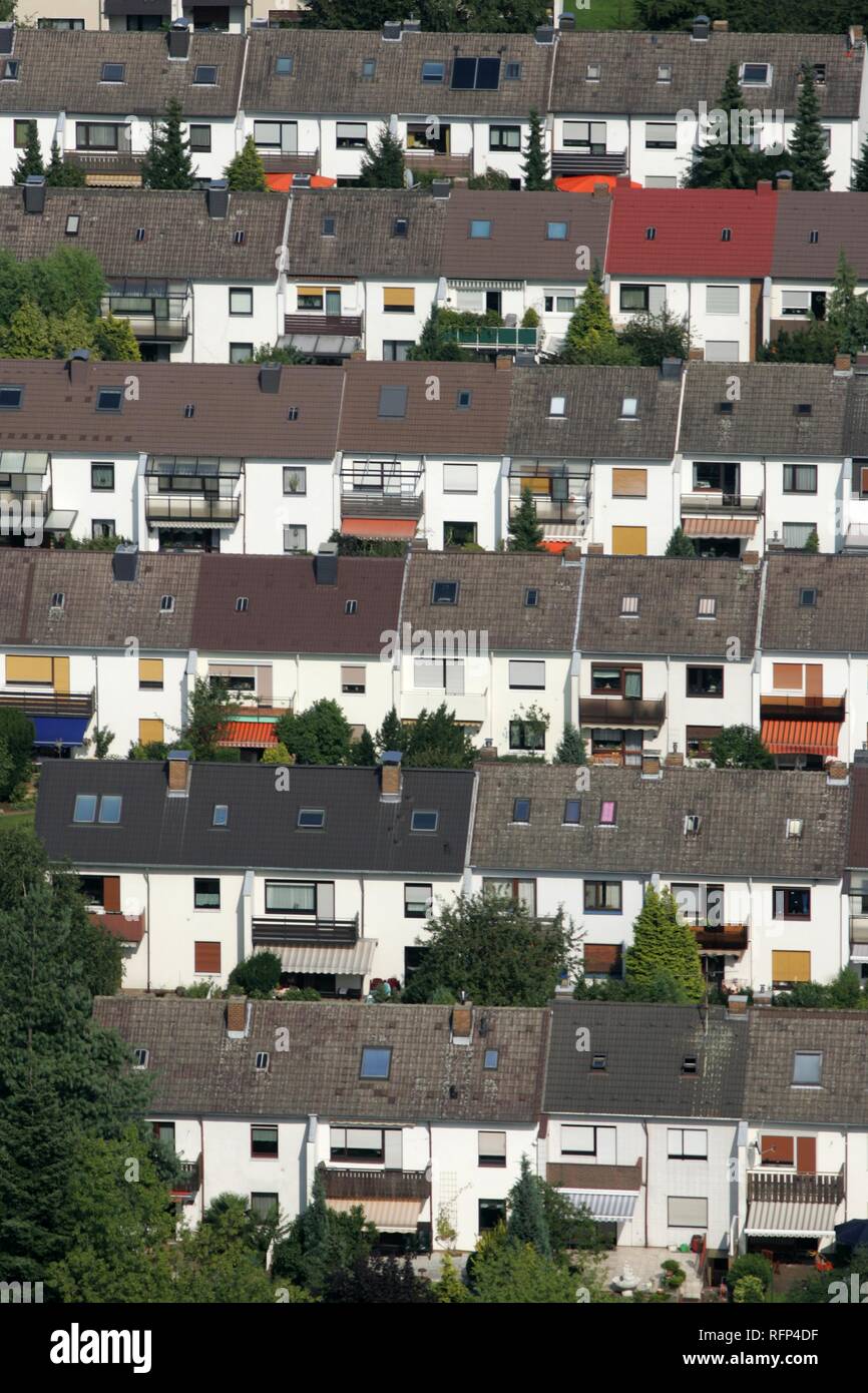 Housing estate with terrace houses, Cologne, North RhineWestphalia