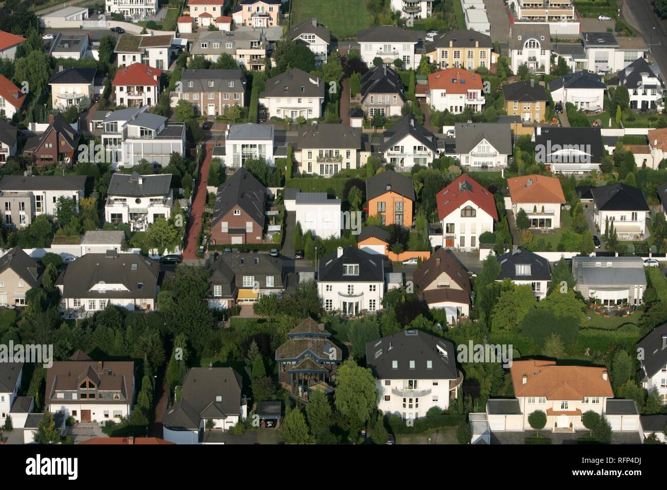 Private homes, row houses, Cologne, North RhineWestphalia, Germany