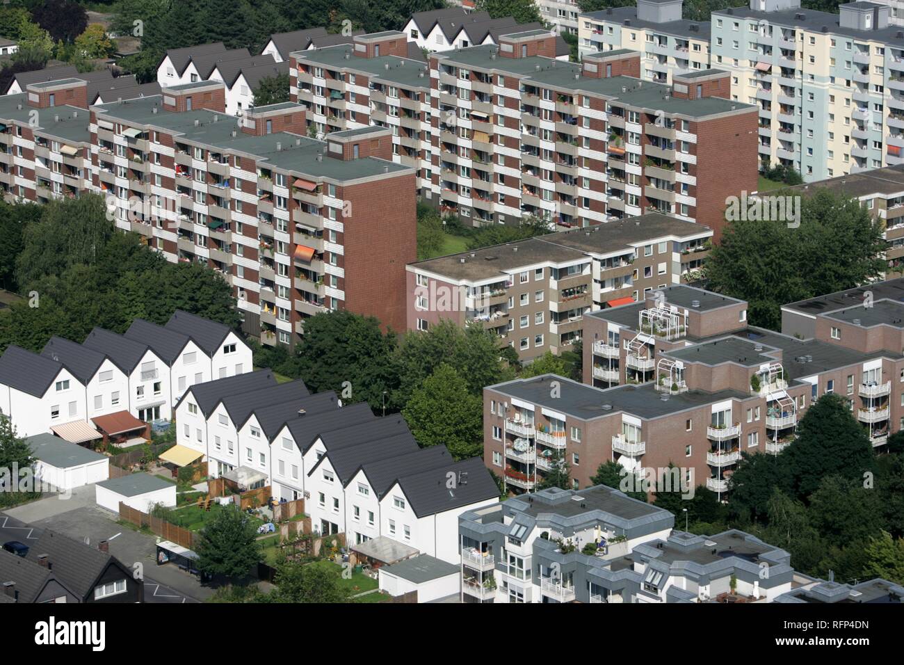 Housing estate, apartment buildings, Cologne, North RhineWestphalia