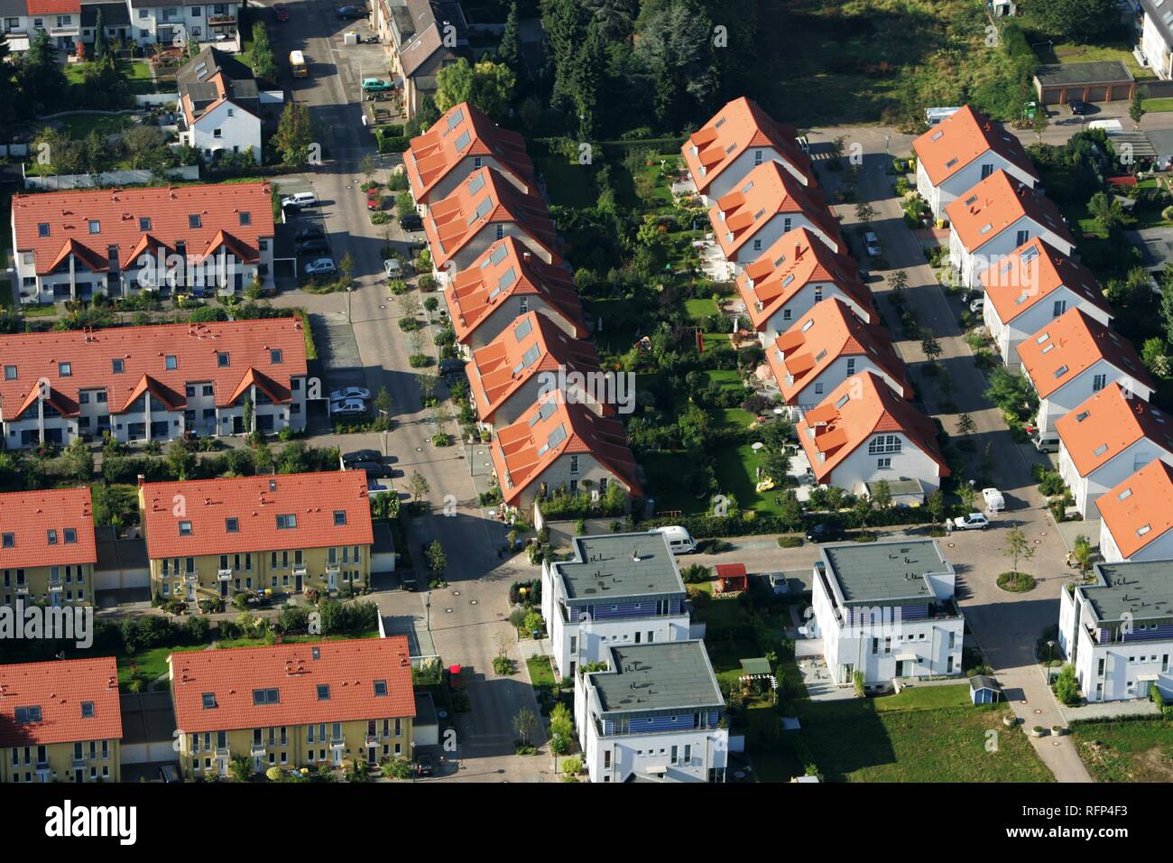 Private homes, row houses, Cologne, North RhineWestphalia, Germany