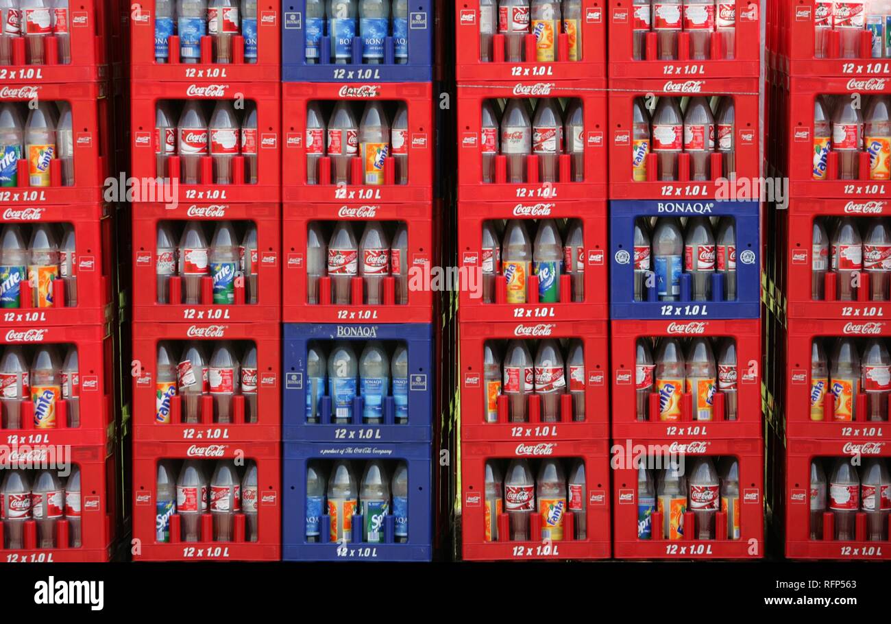 Empties, drinks cashandcarry, Cologne, Germany Stock Photo Alamy