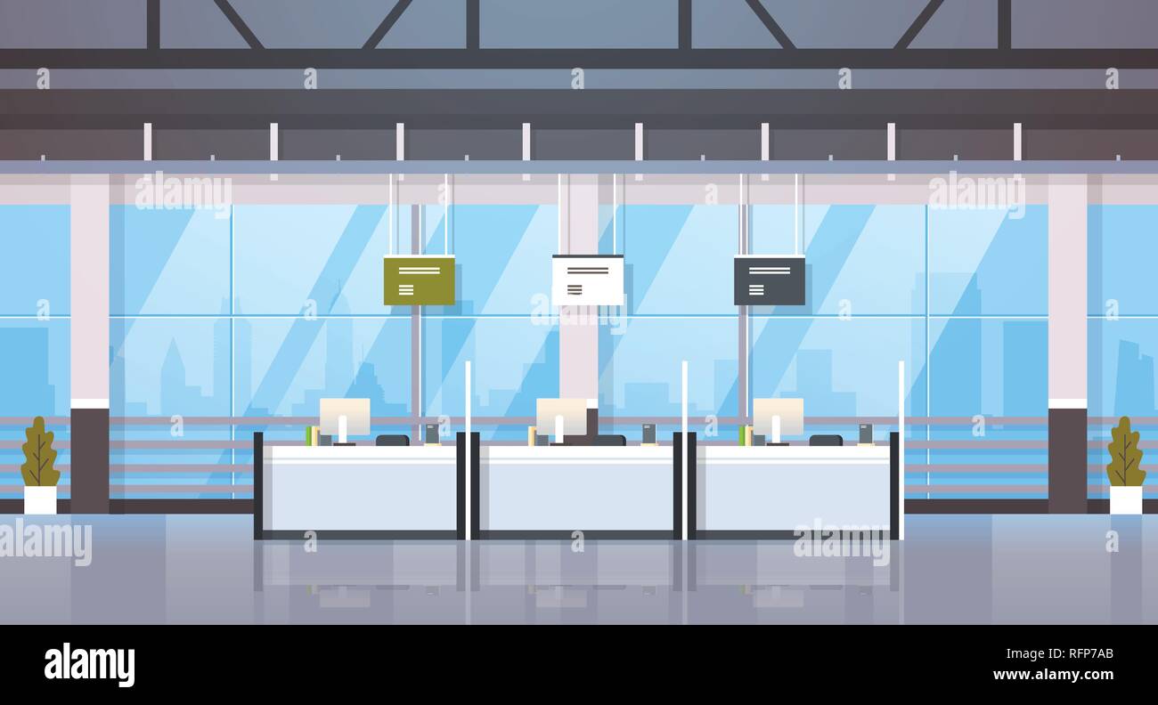 Cash Desk Windows Financial Currency Exchange Consulting Center