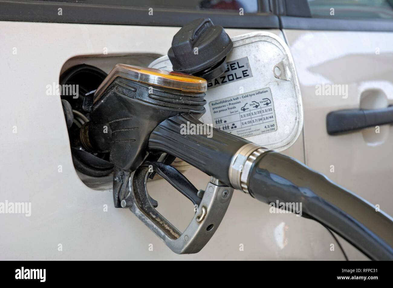 Car fill up Stock Photo Alamy