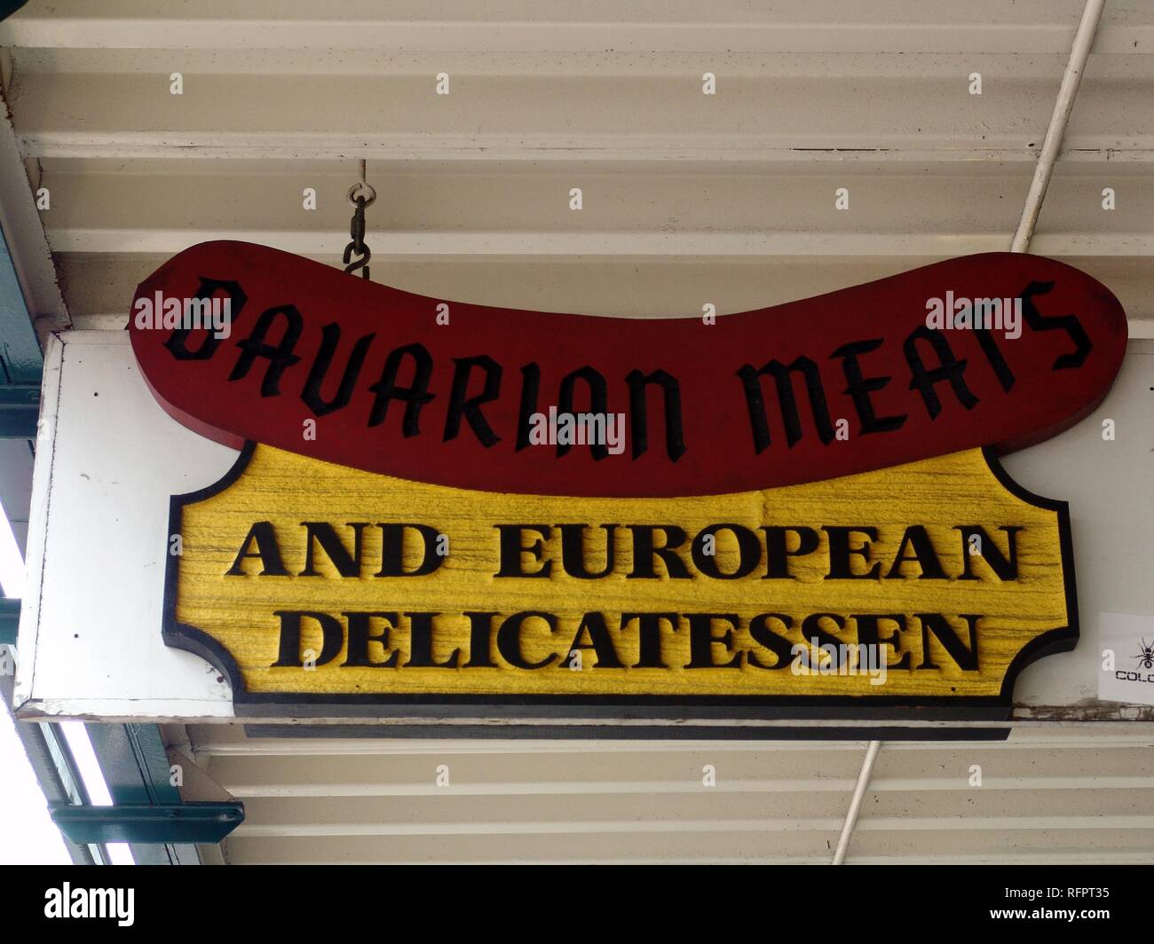 USA, United States of America : Delicatessen shop. Stock Photo