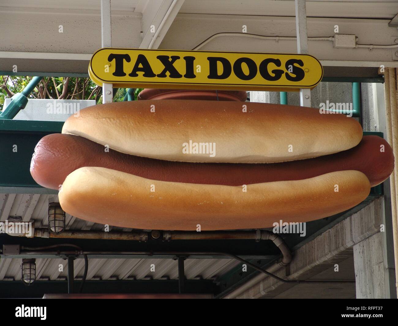 USA, United States of America : Hot Dog Restaurant. Stock Photo