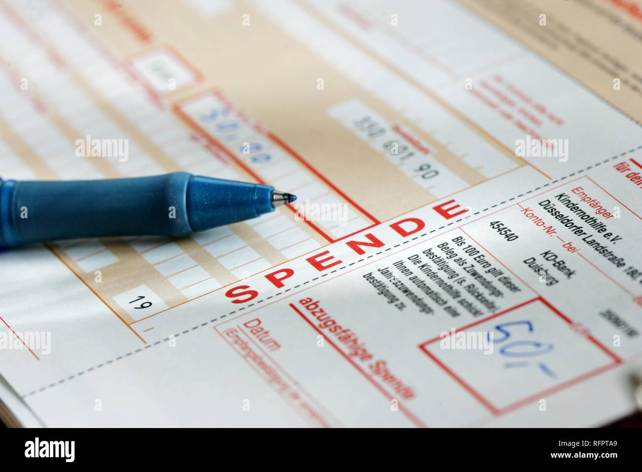 Remittance Slip Stock Photos Remittance Slip Stock Images Alamy