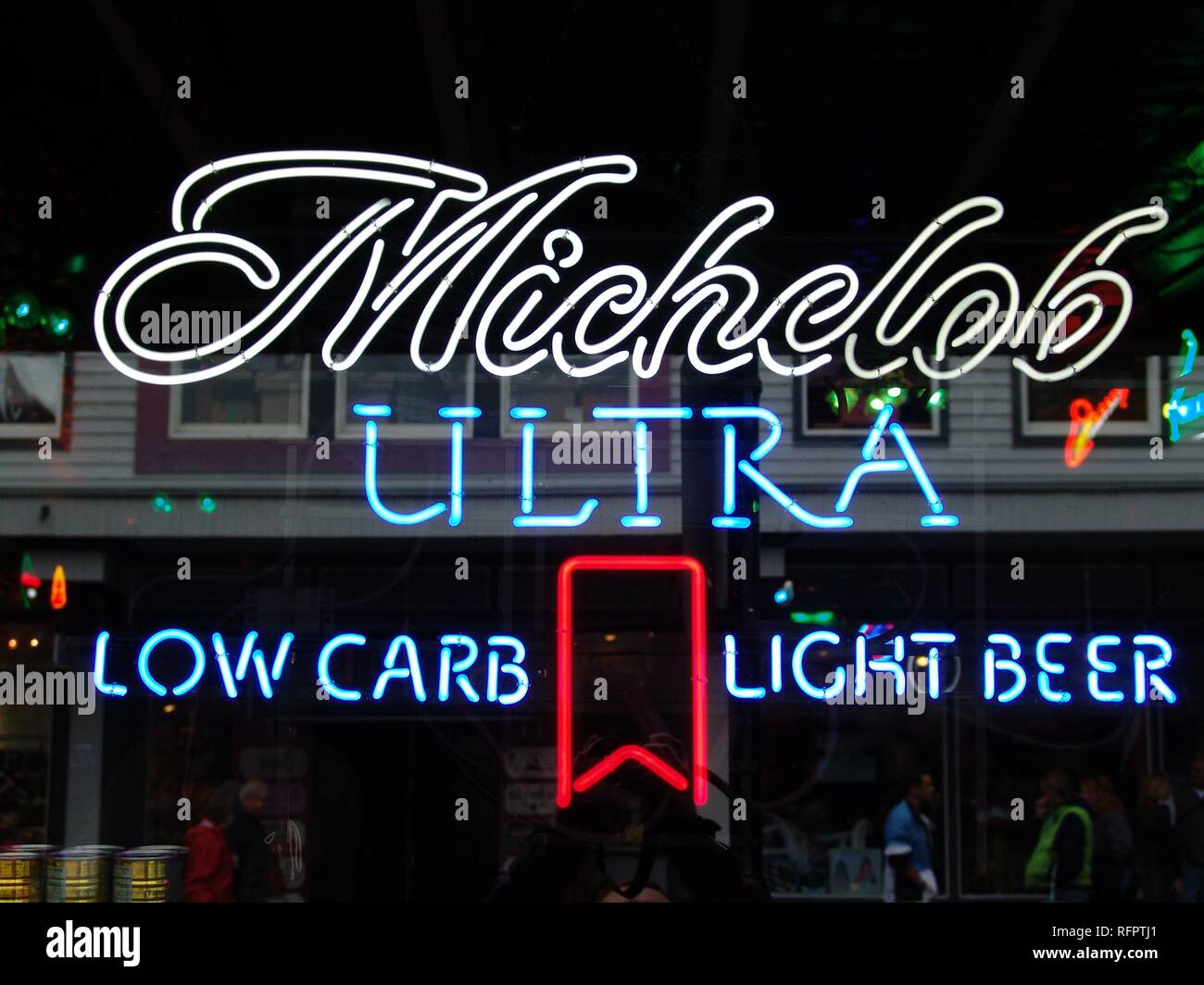 USA, United States of America : Michelob Ultra Low Carb Light Beer Stock Photo