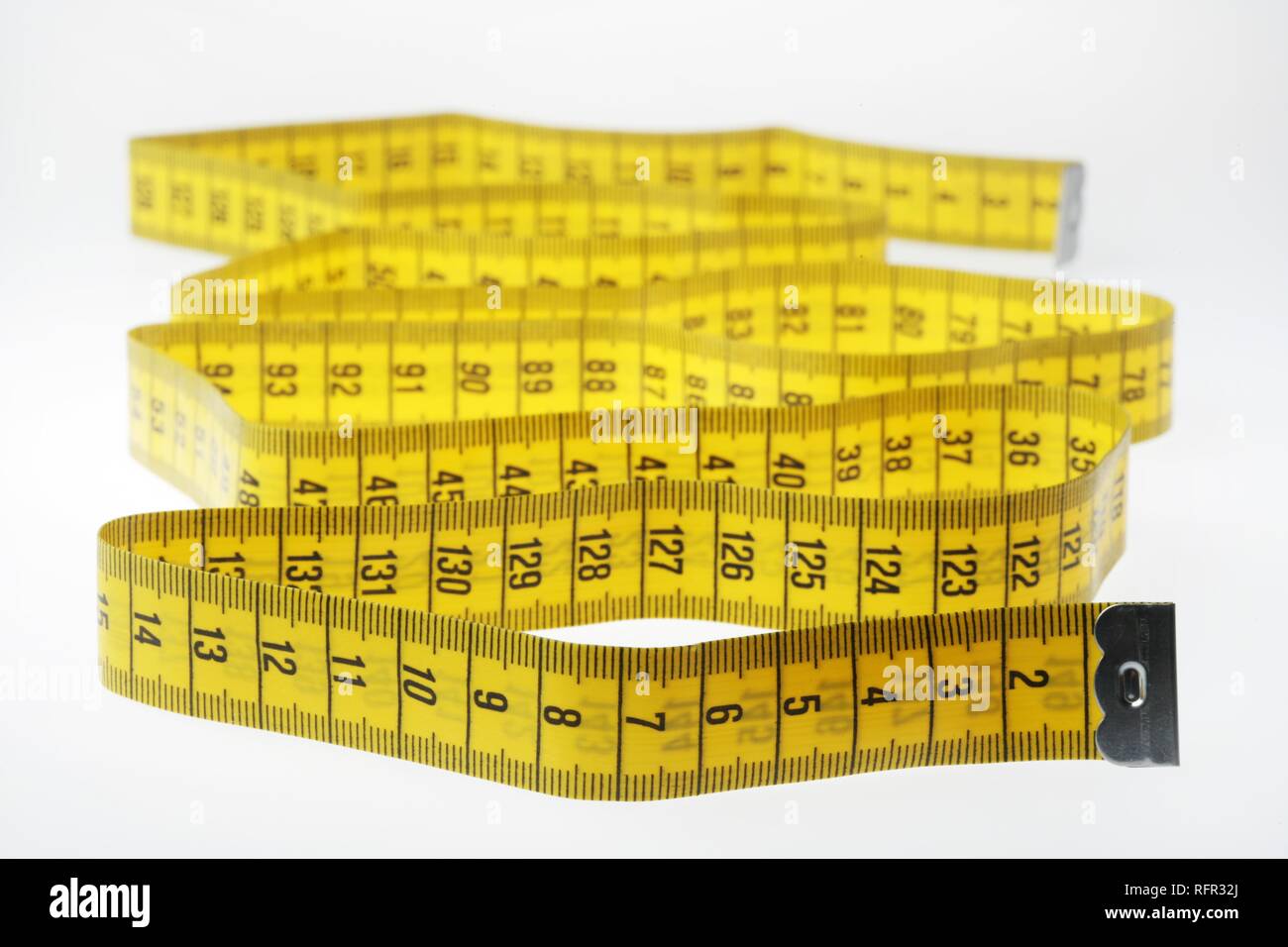 Measuring tape made of plastic Stock Photo Alamy