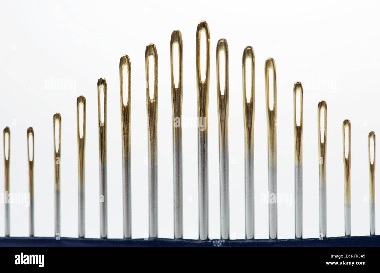 Sewing needles, set Stock Photo Alamy