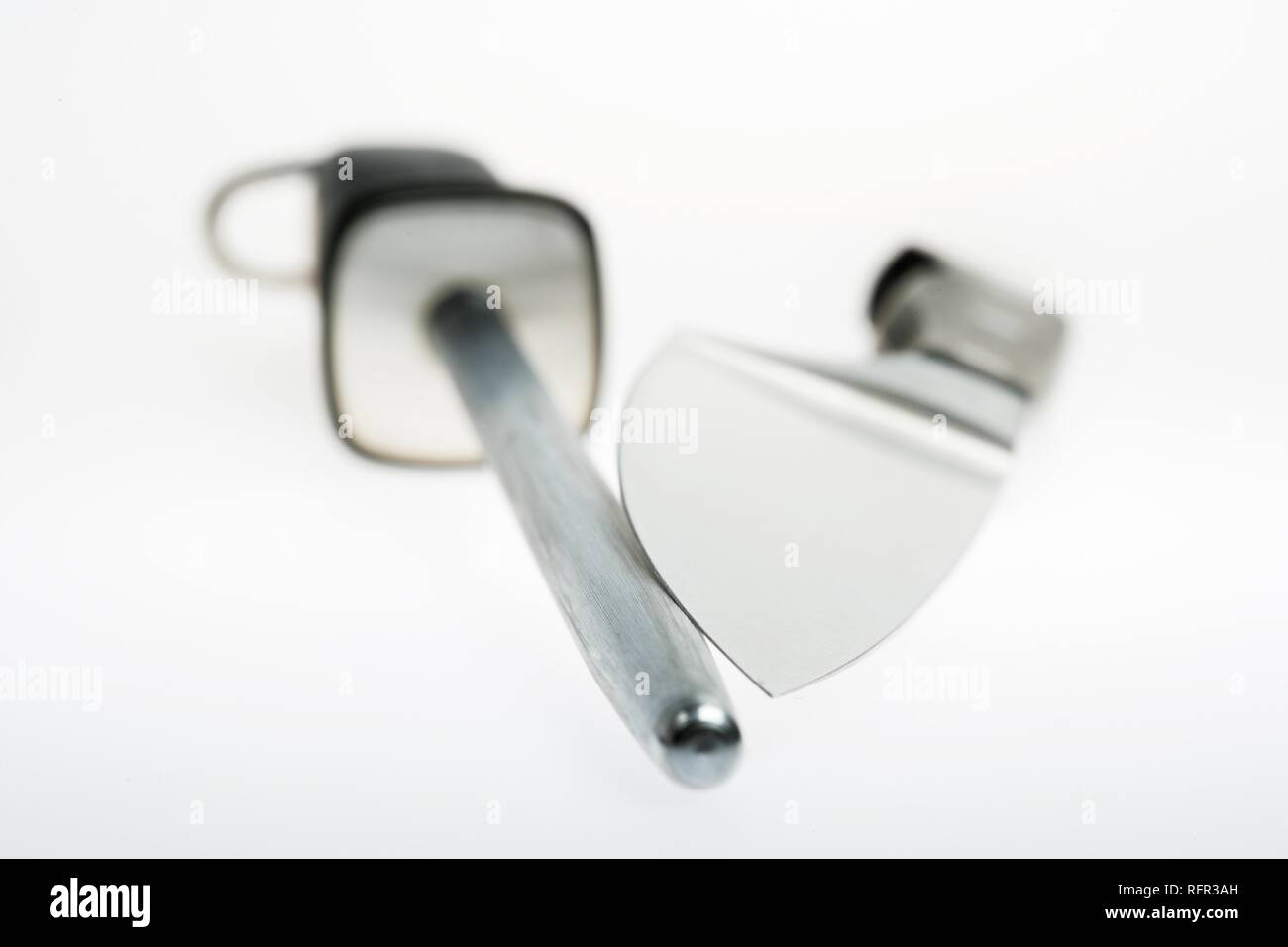 Sharpening steel for cooking knives Stock Photo