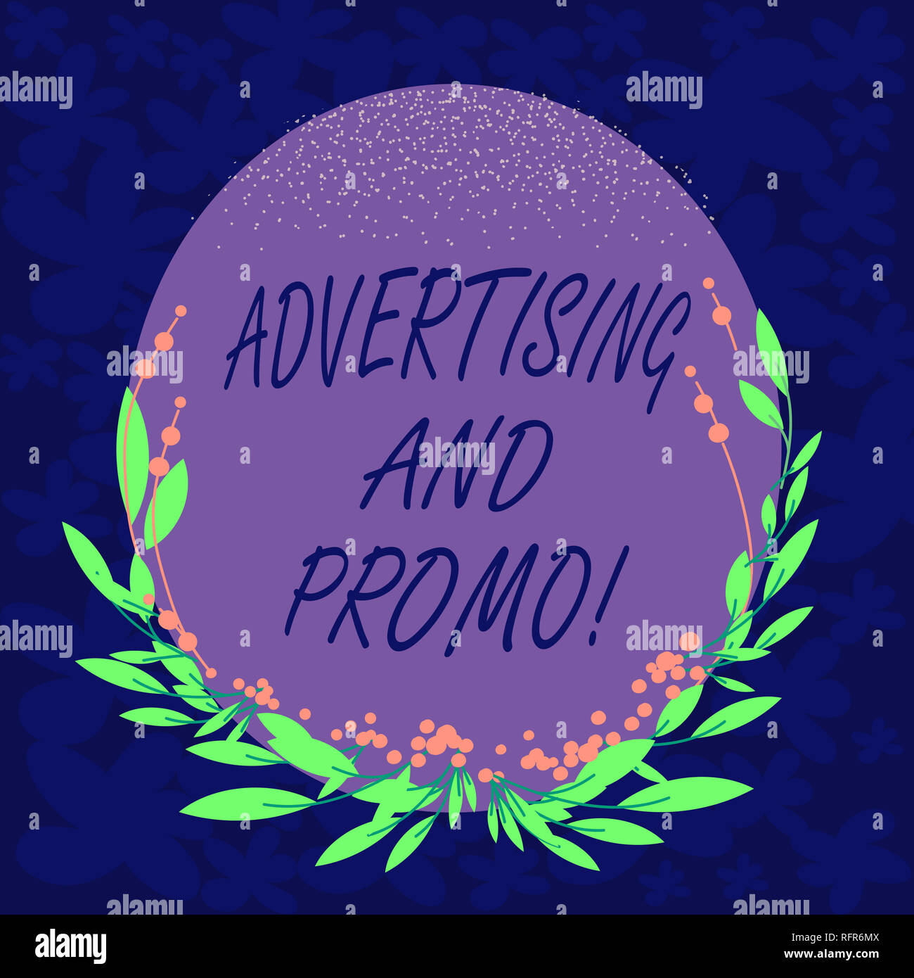 Handwriting text Advertising And Promo. Concept meaning Informing the ...