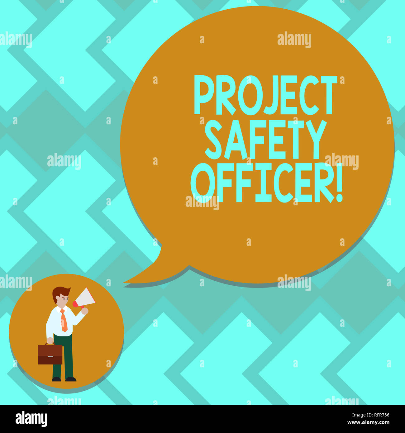 Text sign showing Project Safety Officer. Conceptual photo Responsible