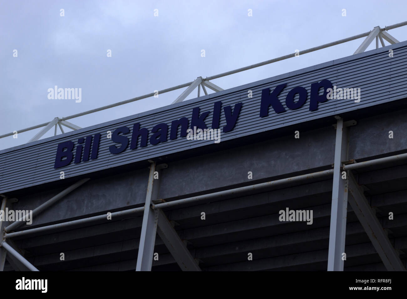 Bill Shankly Kop, Deepdale Stock Photo