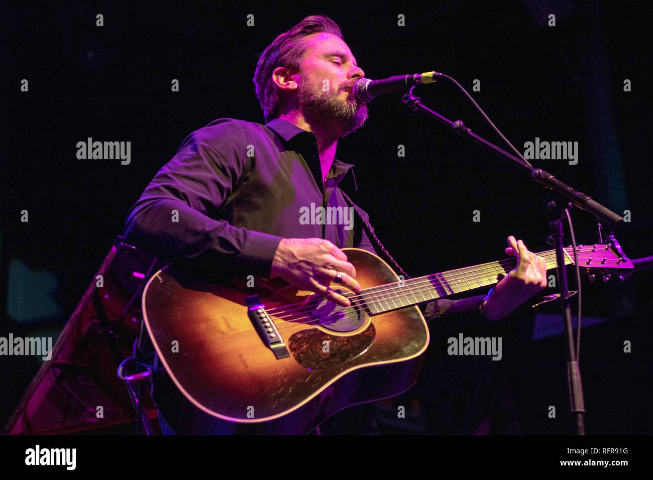 American country music singer, Charles Esten, performing at The Old ...