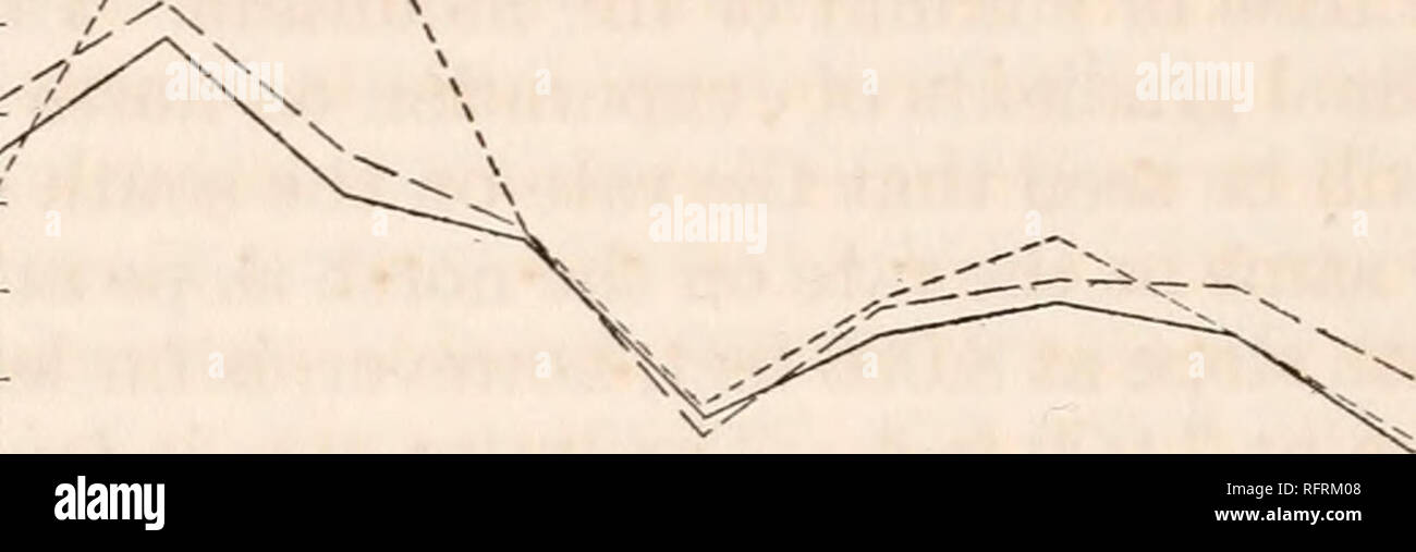 . Carnegie Institution of Washington publication. 102 VEGETATION OF A DESERT MOUNTAIN RANGE. c.c. 100 --5.000 N — 6.000 N andS 7.000 5.. Neither the data for soil moisture nor those for evaporation show the exact alternation exhibited by the vegetation itself, by virtue of which a given north slope is similar in vegetation to a south slope about 1,000 feet above it, and a given south slope is similar to a north slope about 1,000 feet below it (with the exception of the highest altitudes). The conditions of evaporation found through the range of Pinus cembroides, which has been used as an examp Stock Photo