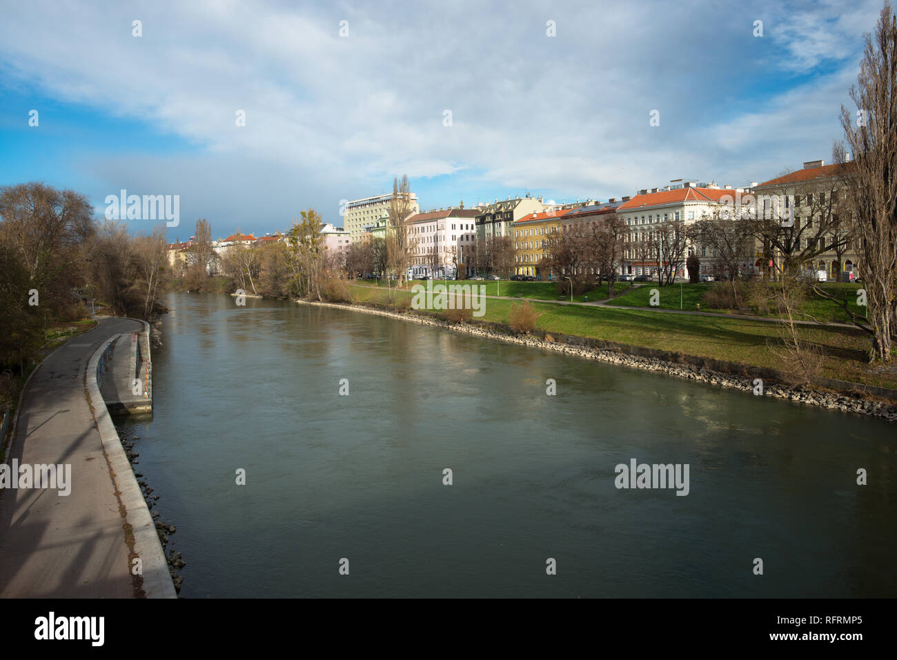 The Donaukanal Danube Canal Is A Former Arm Of The River Danube Now Regulated As A Water Channel Since 1598 Within The City Of Vienna Austria Stock Photo Alamy