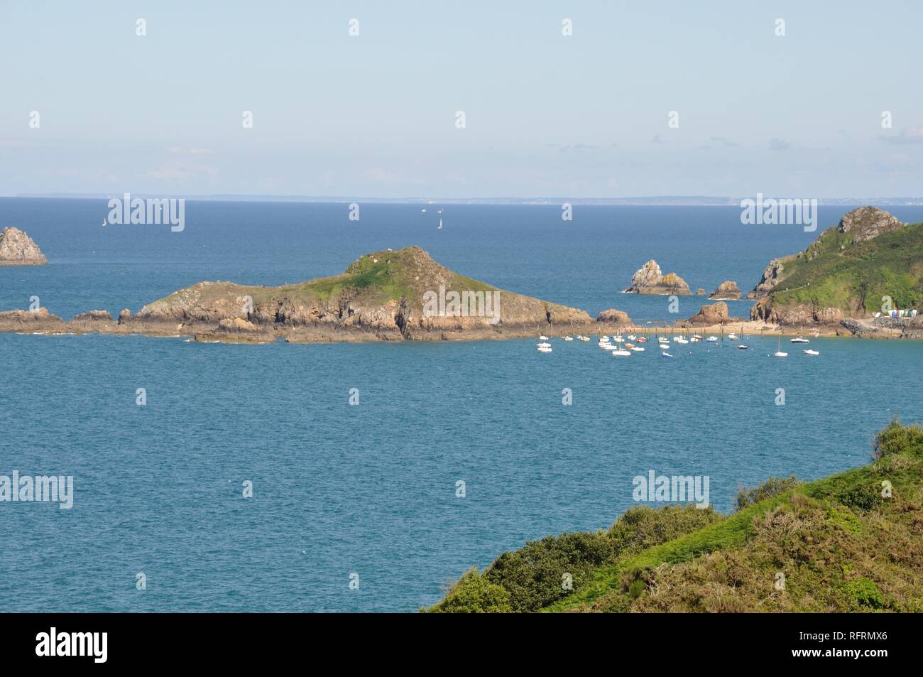 The Brittany coast in Plouha Stock Photo - Alamy
