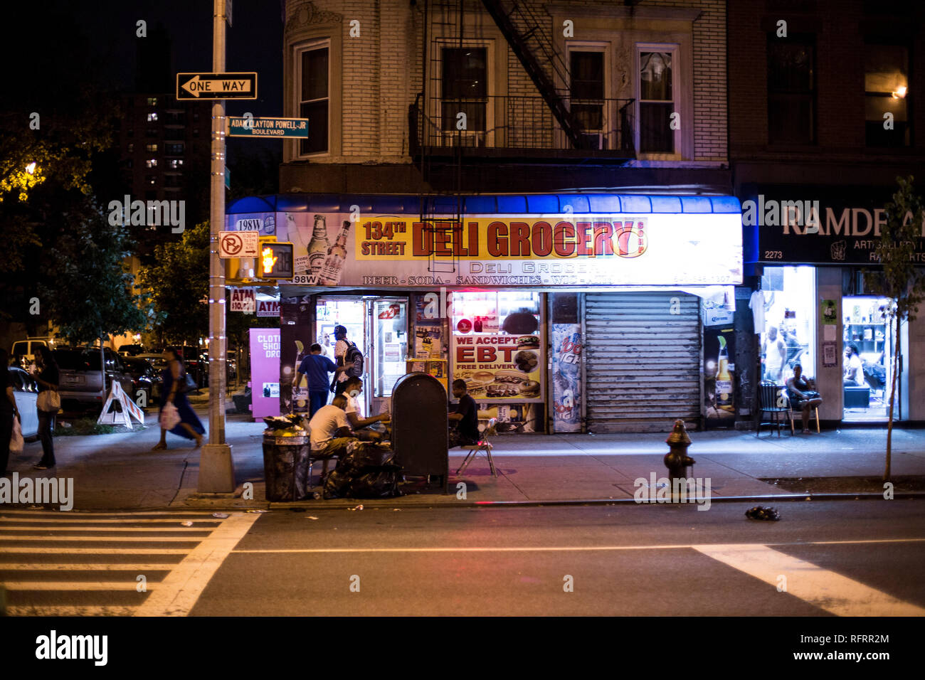 Harlem Scenes New York Stock Photo - Alamy