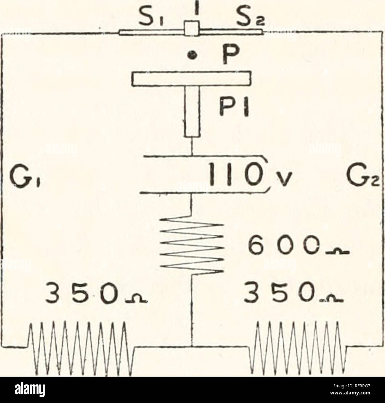 Carnegie Institution Of Washington Publication The Calorimeter 41 Fig 21 Diagram Of Wiring Of Circuits Actuating Plunger And Creeper The Bar Is In Contact With The Slide Wire J And Therefore Varies The
