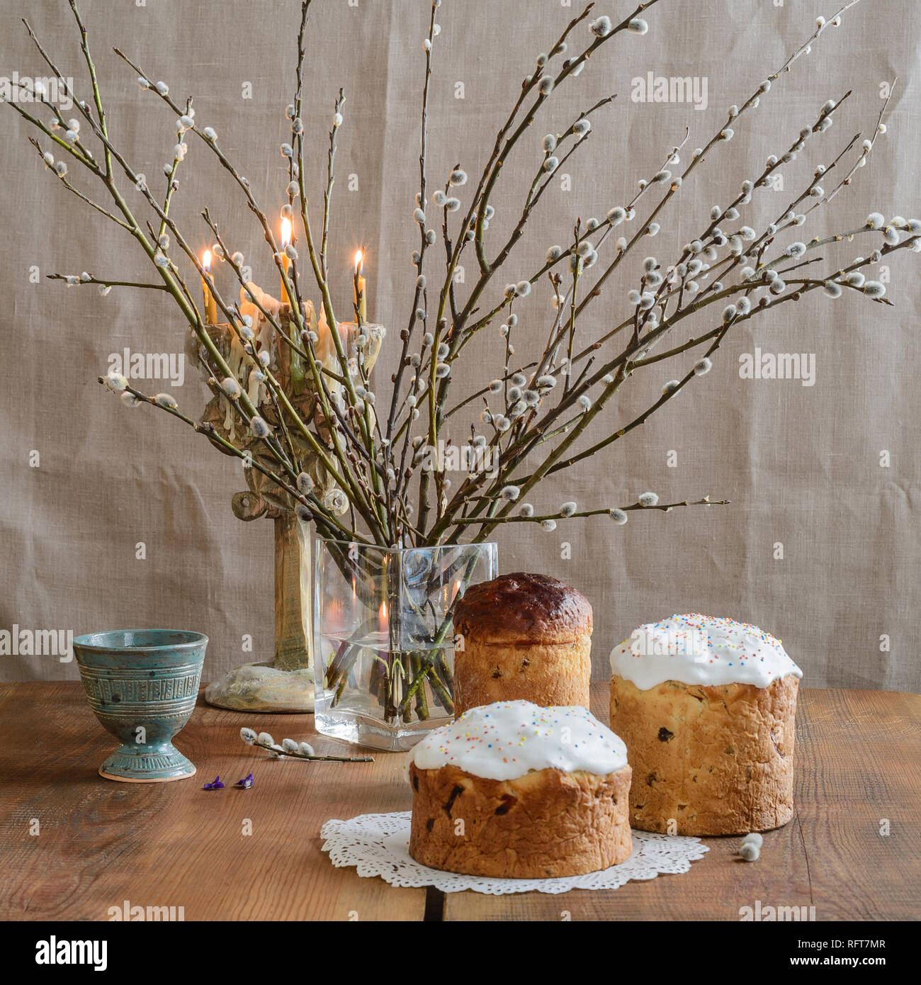 Still life with candlestick hi-res stock photography and images - Alamy