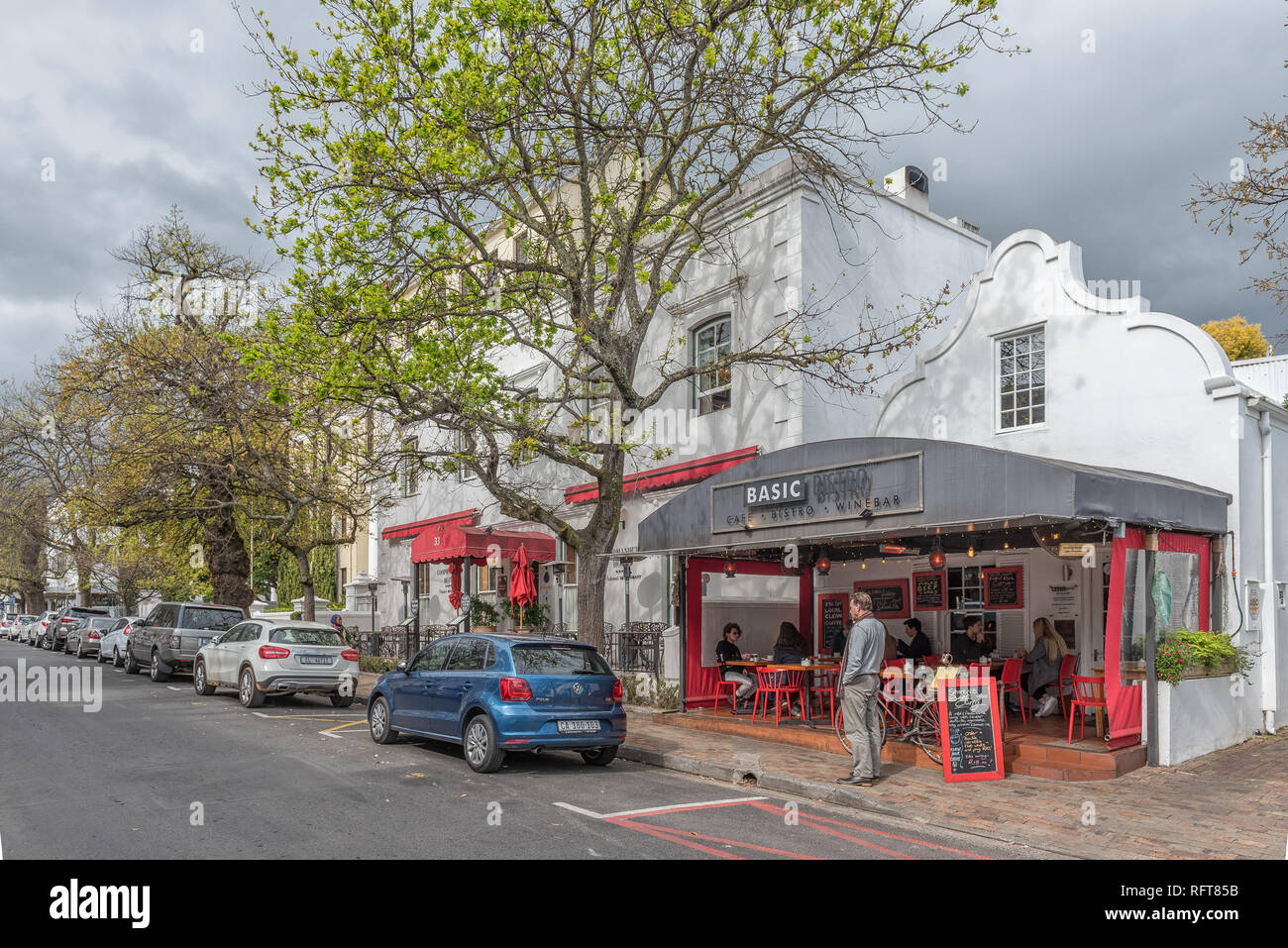 STELLENBOSCH, SOUTH AFRICA, AUGUST 16, 2018 Church Street in