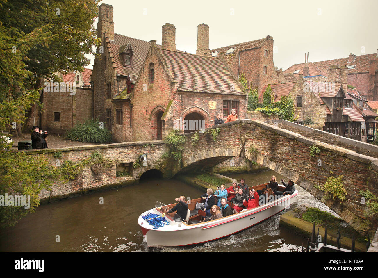 St. Bonifacius Bridge, Bruges, UNESCO World Heritage Site, Flemish