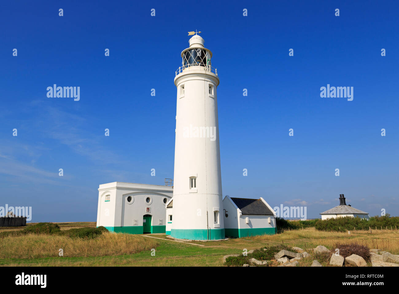 Hurst Point Lighthouse, Keyhaven, Hampshire, England, United Kingdom, Europe Stock Photo