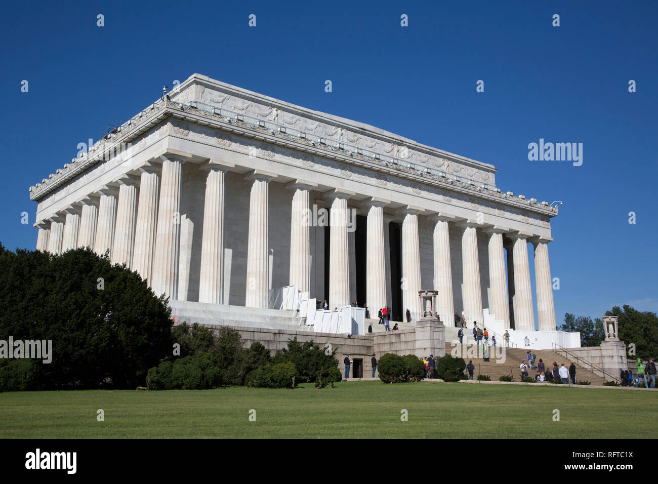 Lincoln Memorial, Washington D.C., United States of America, North America Stock Photo